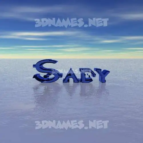 sady in Horizon style - 3D name wallpaper sady in Horizon style - 3D name wallpaper