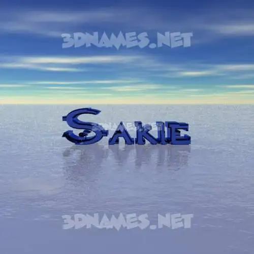 sakie in Horizon style - 3D name wallpaper sakie in Horizon style - 3D name wallpaper