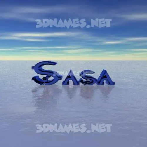 sasa in Horizon style - 3D name wallpaper sasa in Horizon style - 3D name wallpaper