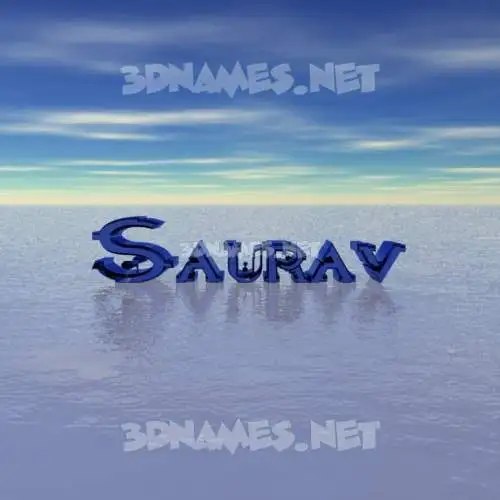 saurav in Horizon style - 3D name wallpaper saurav in Horizon style - 3D name wallpaper