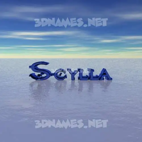 scylla in Horizon style - 3D name wallpaper scylla in Horizon style - 3D name wallpaper