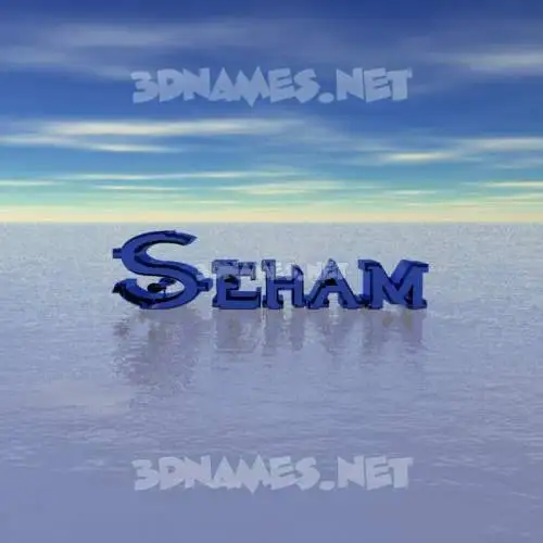 seham in Horizon style - 3D name wallpaper seham in Horizon style - 3D name wallpaper