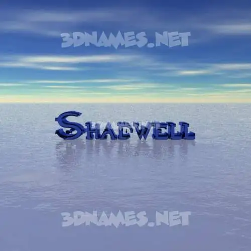 shadwell in Horizon style - 3D name wallpaper shadwell in Horizon style - 3D name wallpaper