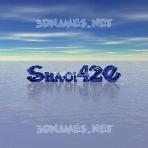 shagi420 in Horizon style - 3D name wallpaper shagi420 in Horizon style - 3D name wallpaper