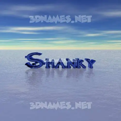 shanky in Horizon style - 3D name wallpaper