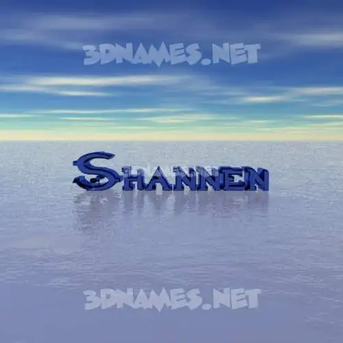 shannen in Horizon style - 3D name wallpaper shannen in Horizon style - 3D name wallpaper
