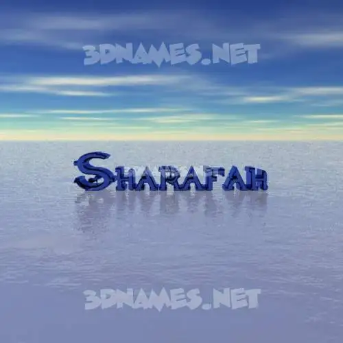 sharafah in Horizon style - 3D name wallpaper sharafah in Horizon style - 3D name wallpaper