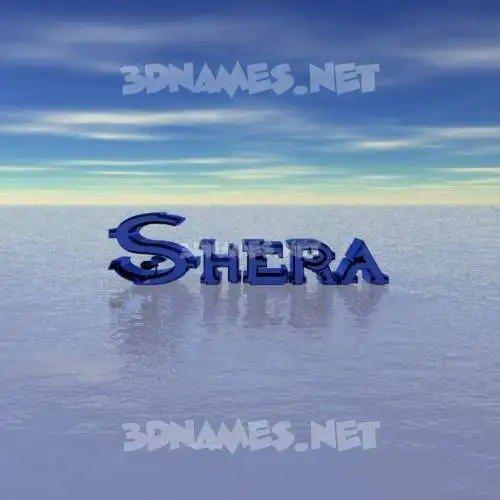 shera in Horizon style - 3D name wallpaper shera in Horizon style - 3D name wallpaper