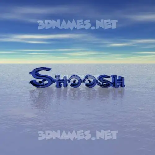 shoosh in Horizon style - 3D name wallpaper shoosh in Horizon style - 3D name wallpaper