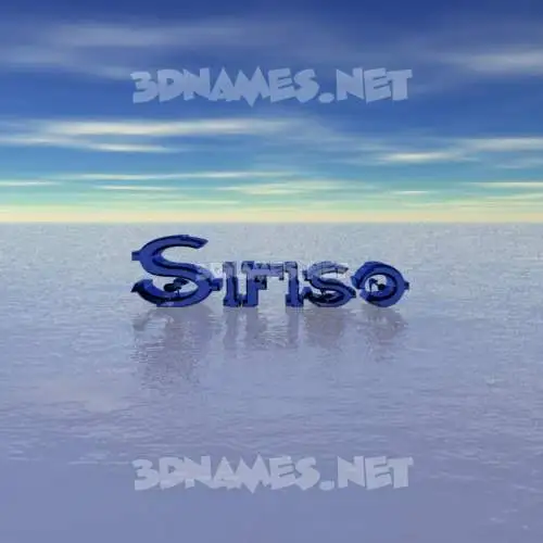 sifiso in Horizon style - 3D name wallpaper sifiso in Horizon style - 3D name wallpaper