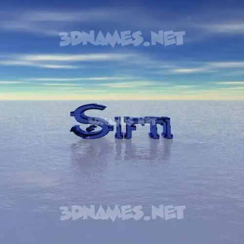 sifti in Horizon style - 3D name wallpaper sifti in Horizon style - 3D name wallpaper