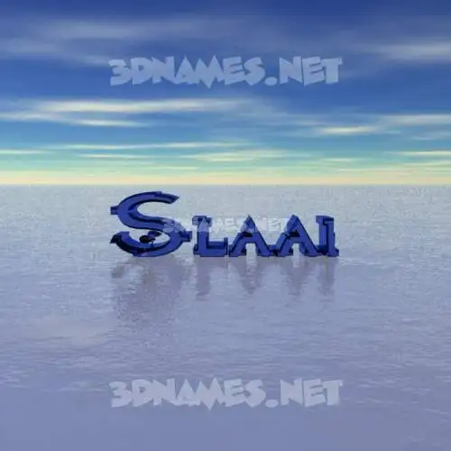 slaai in Horizon style - 3D name wallpaper slaai in Horizon style - 3D name wallpaper