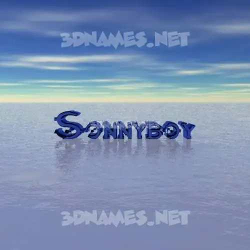 sonnyboy in Horizon style - 3D name wallpaper sonnyboy in Horizon style - 3D name wallpaper