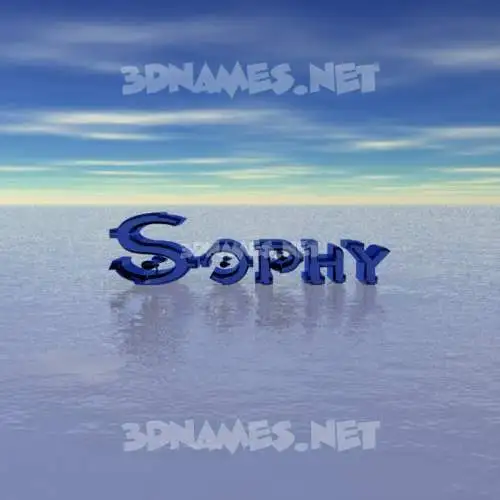 sophy in Horizon style - 3D name wallpaper sophy in Horizon style - 3D name wallpaper