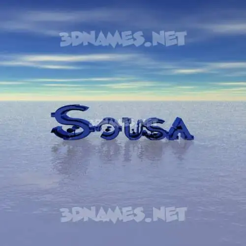 sousa in Horizon style - 3D name wallpaper sousa in Horizon style - 3D name wallpaper