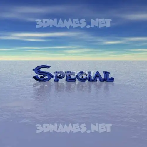 special in Horizon style - 3D name wallpaper special in Horizon style - 3D name wallpaper