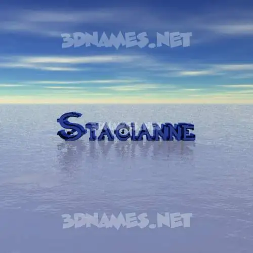 stacianne in Horizon style - 3D name wallpaper