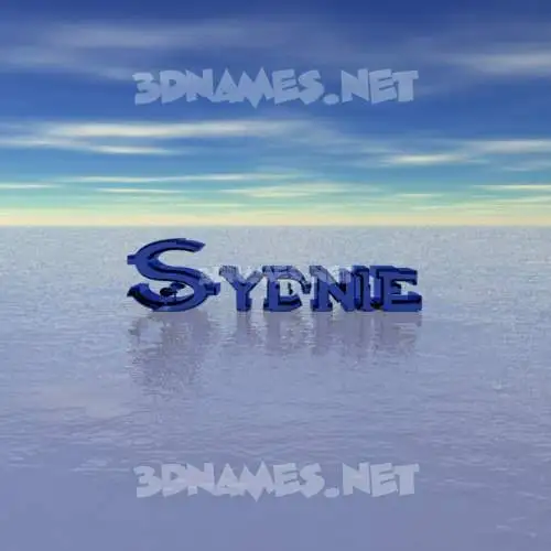 sydnie in Horizon style - 3D name wallpaper