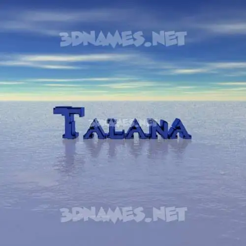 talana in Horizon style - 3D name wallpaper talana in Horizon style - 3D name wallpaper