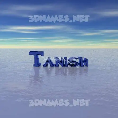 tanish in Horizon style - 3D name wallpaper tanish in Horizon style - 3D name wallpaper