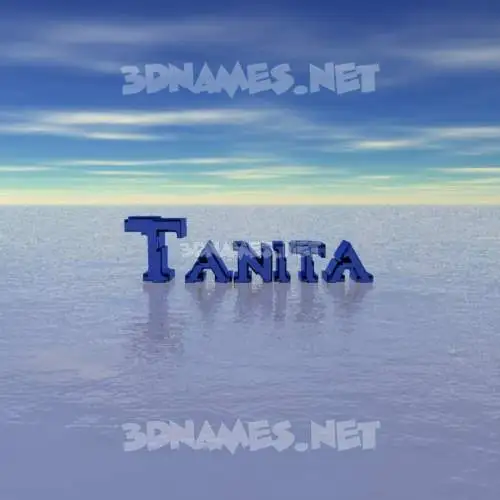 tanita in Horizon style - 3D name wallpaper tanita in Horizon style - 3D name wallpaper