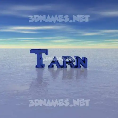 tarn in Horizon style - 3D name wallpaper