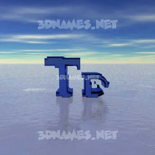 td in Horizon style - 3D name wallpaper td in Horizon style - 3D name wallpaper