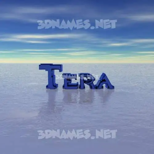 tera in Horizon style - 3D name wallpaper tera in Horizon style - 3D name wallpaper