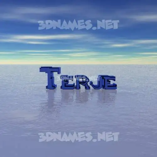 terje in Horizon style - 3D name wallpaper terje in Horizon style - 3D name wallpaper
