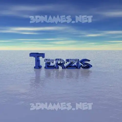 terzis in Horizon style - 3D name wallpaper terzis in Horizon style - 3D name wallpaper