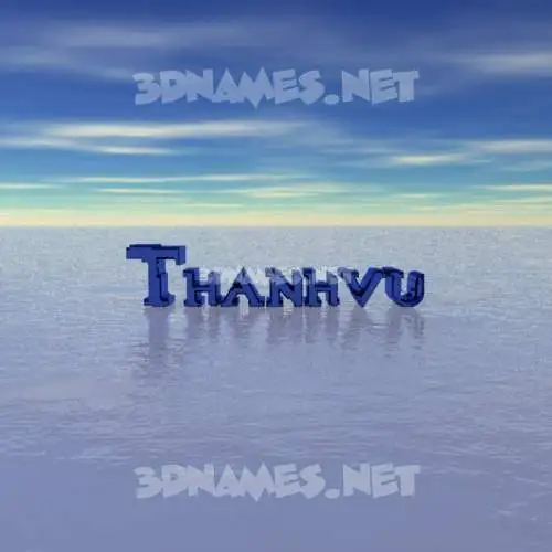 thanhvu in Horizon style - 3D name wallpaper thanhvu in Horizon style - 3D name wallpaper