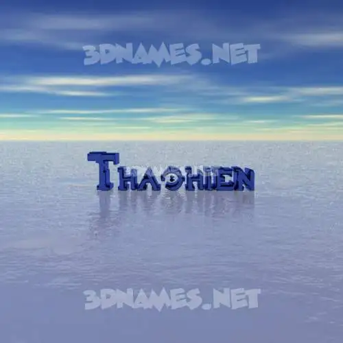 thaohien in Horizon style - 3D name wallpaper thaohien in Horizon style - 3D name wallpaper