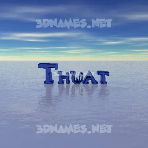 thuat in Horizon style - 3D name wallpaper thuat in Horizon style - 3D name wallpaper