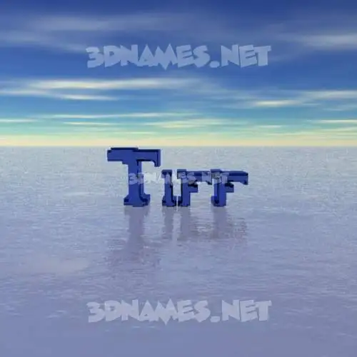 tiff in Horizon style - 3D name wallpaper tiff in Horizon style - 3D name wallpaper
