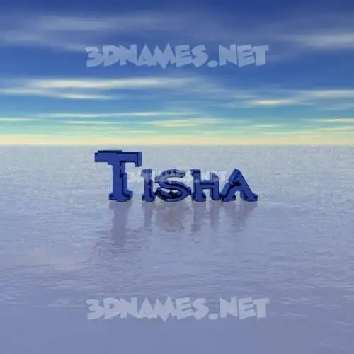 tisha in Horizon style - 3D name wallpaper tisha in Horizon style - 3D name wallpaper