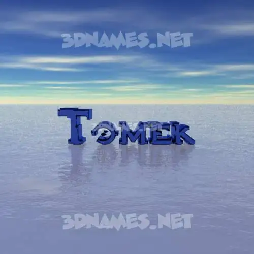 tomek in Horizon style - 3D name wallpaper tomek in Horizon style - 3D name wallpaper