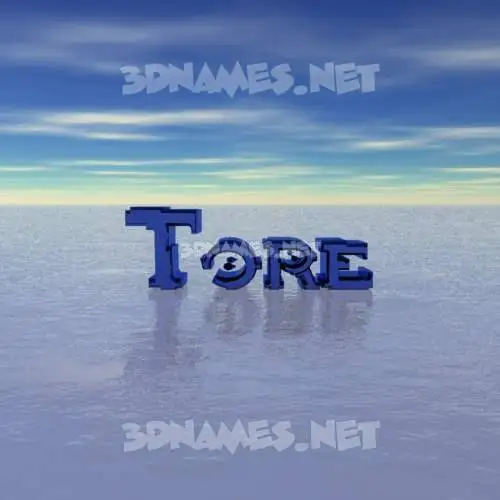 tore in Horizon style - 3D name wallpaper tore in Horizon style - 3D name wallpaper