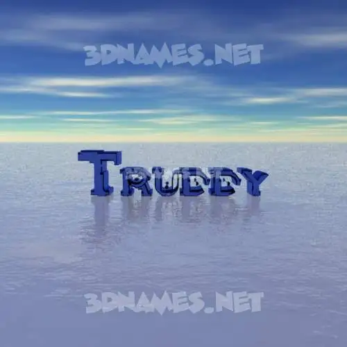 truddy in Horizon style - 3D name wallpaper truddy in Horizon style - 3D name wallpaper
