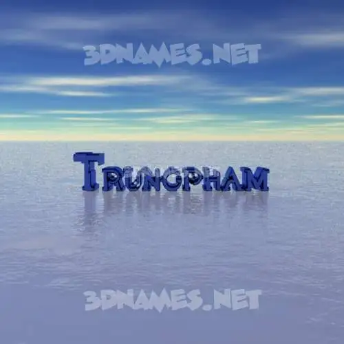 trungpham in Horizon style - 3D name wallpaper trungpham in Horizon style - 3D name wallpaper