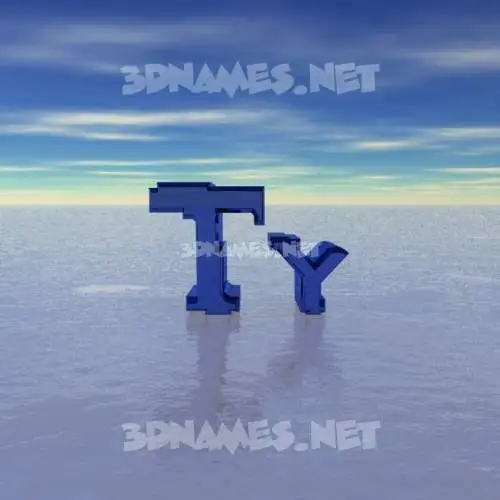 ty in Horizon style - 3D name wallpaper ty in Horizon style - 3D name wallpaper