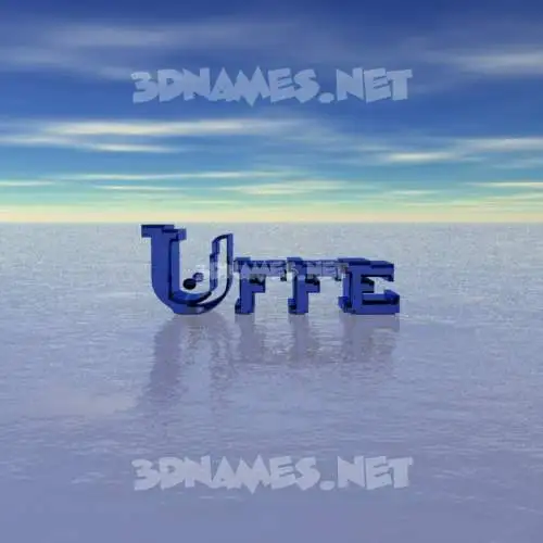 uffe in Horizon style - 3D name wallpaper