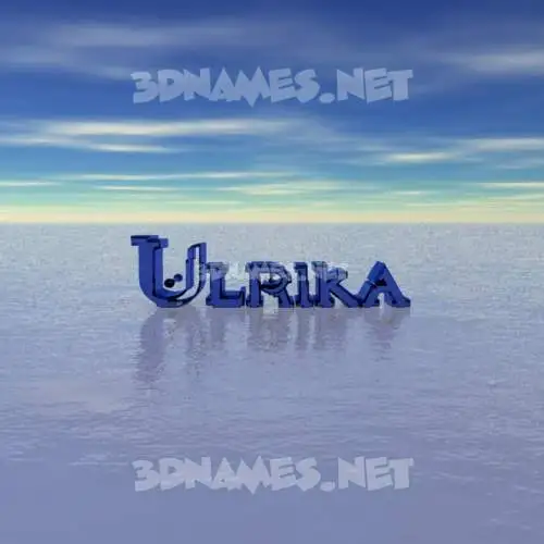 ulrika in Horizon style - 3D name wallpaper ulrika in Horizon style - 3D name wallpaper