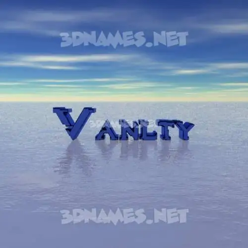 vanlty in Horizon style - 3D name wallpaper vanlty in Horizon style - 3D name wallpaper