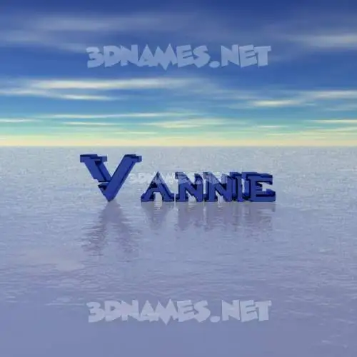 vannie in Horizon style - 3D name wallpaper vannie in Horizon style - 3D name wallpaper