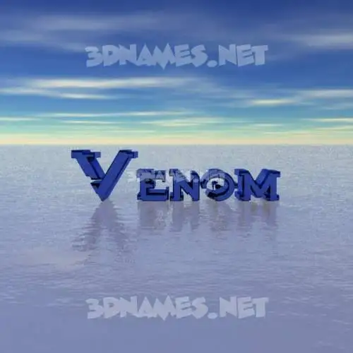 venom in Horizon style - 3D name wallpaper venom in Horizon style - 3D name wallpaper