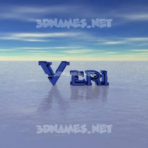 veri in Horizon style - 3D name wallpaper veri in Horizon style - 3D name wallpaper
