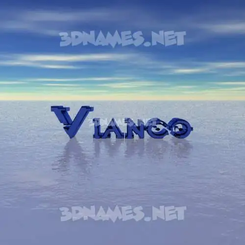 vianco in Horizon style - 3D name wallpaper vianco in Horizon style - 3D name wallpaper
