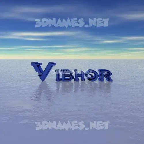 vibhor in Horizon style - 3D name wallpaper vibhor in Horizon style - 3D name wallpaper