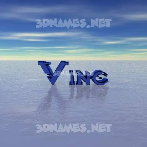 vinc in Horizon style - 3D name wallpaper vinc in Horizon style - 3D name wallpaper