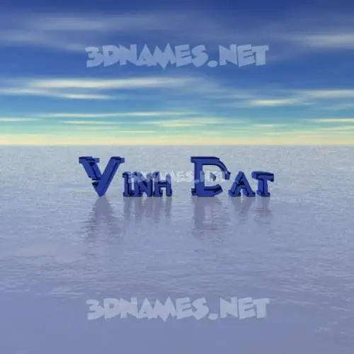vinh dat in Horizon style - 3D name wallpaper vinh dat in Horizon style - 3D name wallpaper
